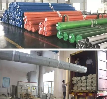 Hairline Round Stainless Steel Rod Bar 4000mm 5800mm 200 Series 300 Series 400series
